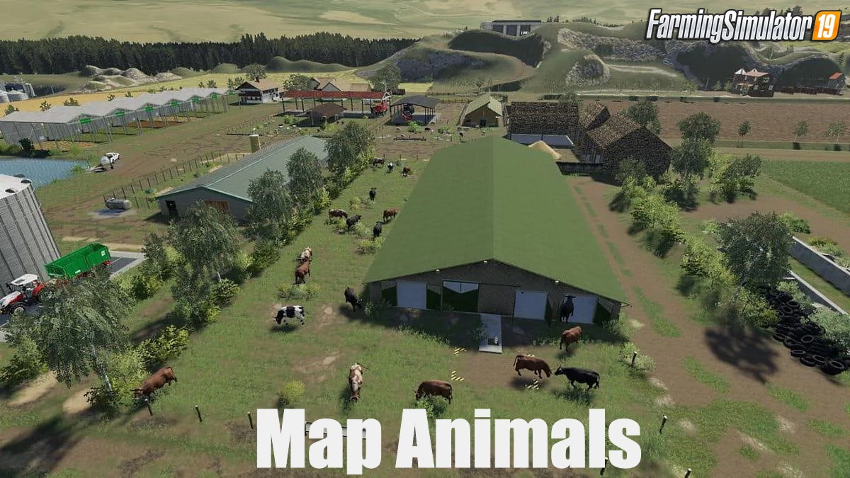 Map Animals v1.0 by YtyBis for FS19