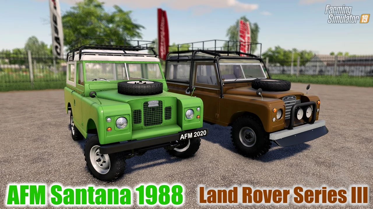 AFM Santana 1988 & Land Rover Series III - Farming Simulator 19