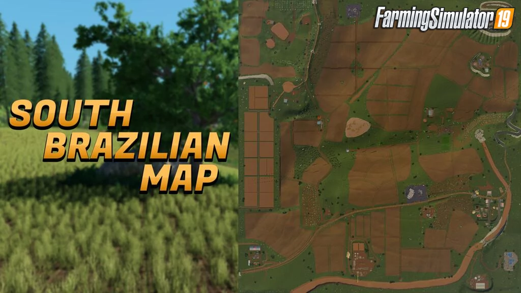 South Brazilian Map v1.0.1 for FS19