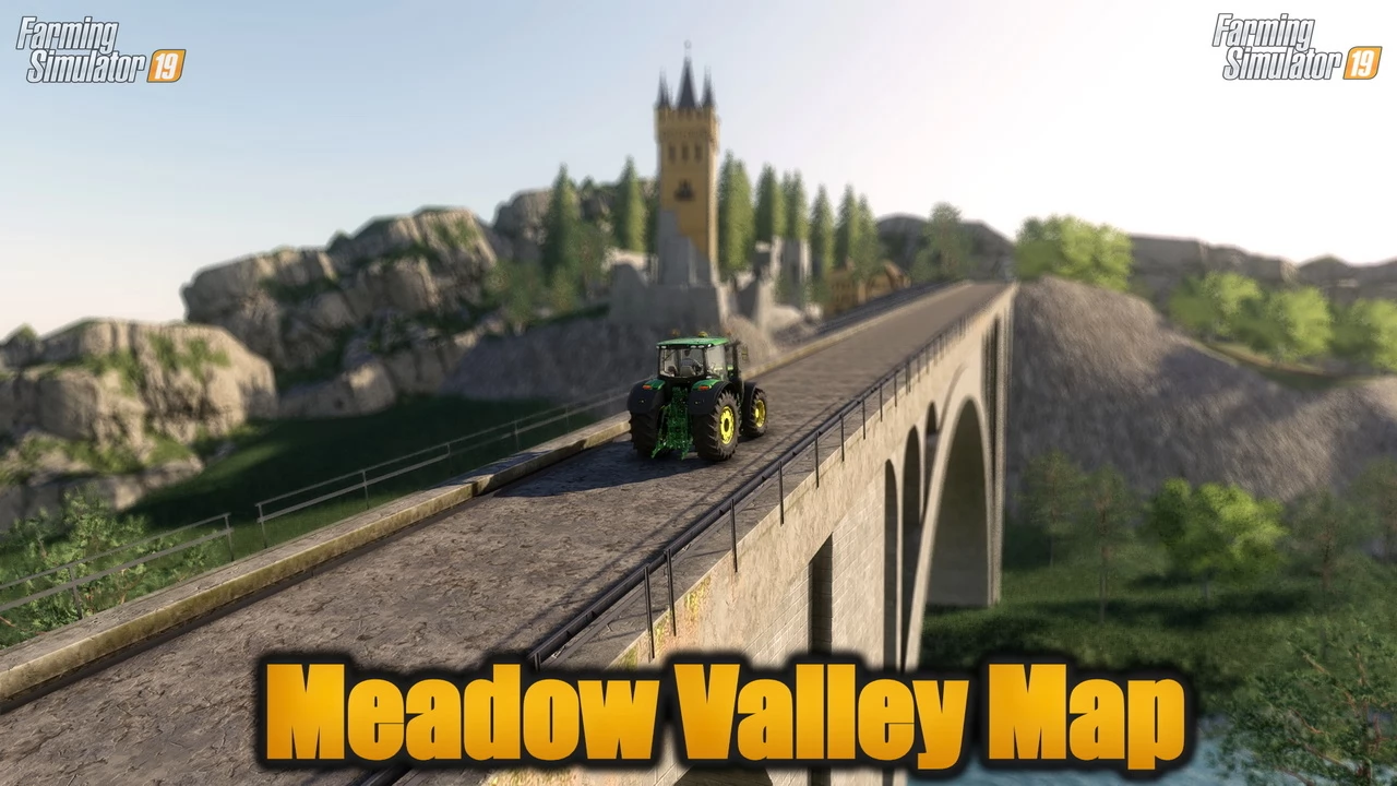 Meadow Valley Map v1.1 for FS19