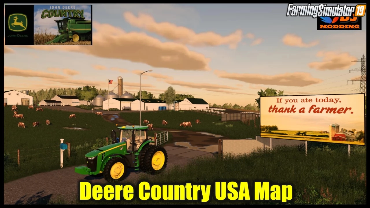 Deere Country USA Map v1.0 for FS19