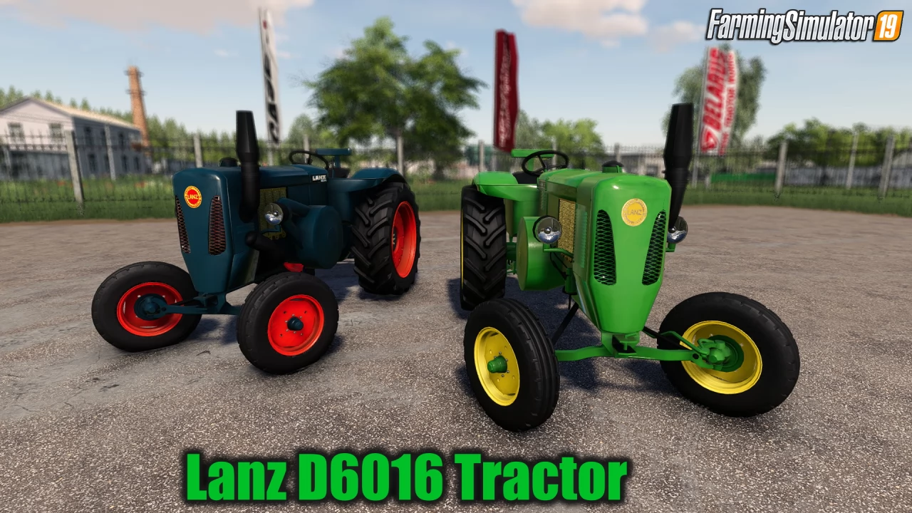 Lanz D6016 Tractor v0.9.1 by ls_oldtimer for FS19