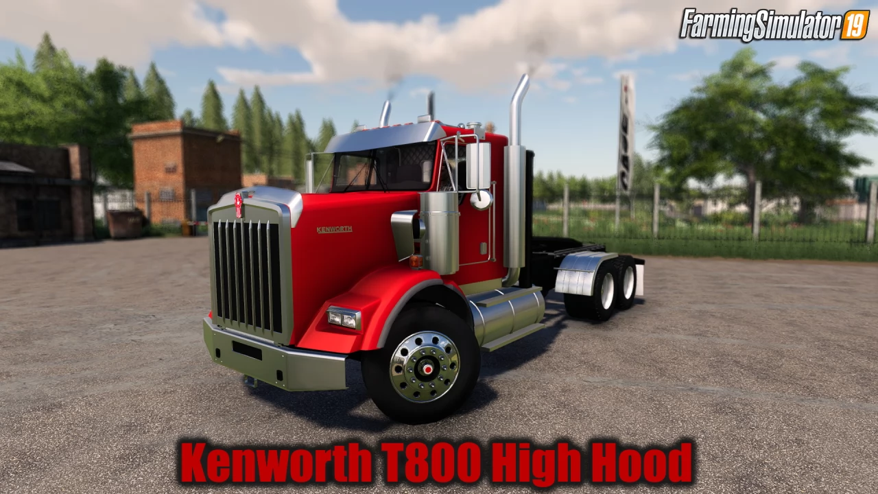 Kenworth T800 High Hood Truck v1.0 for FS19