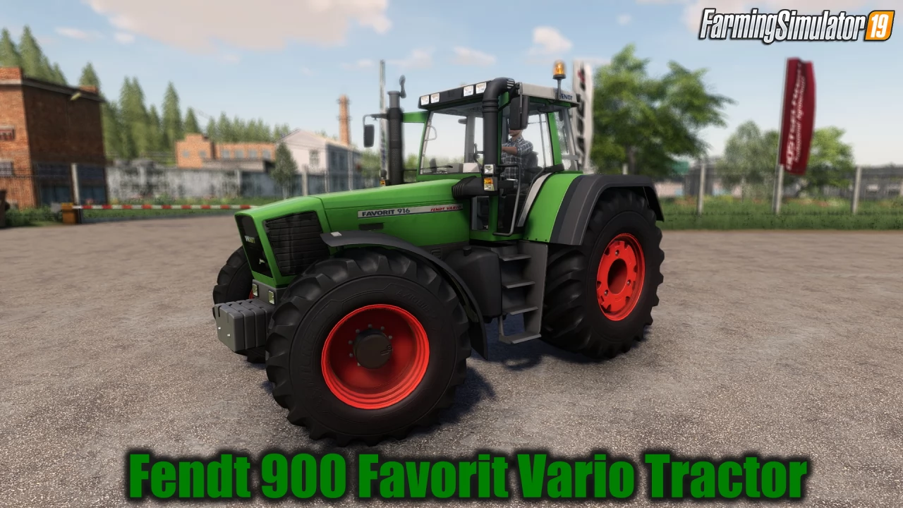 Fendt 900 Favorit Vario Tractor v2.0 for FS19