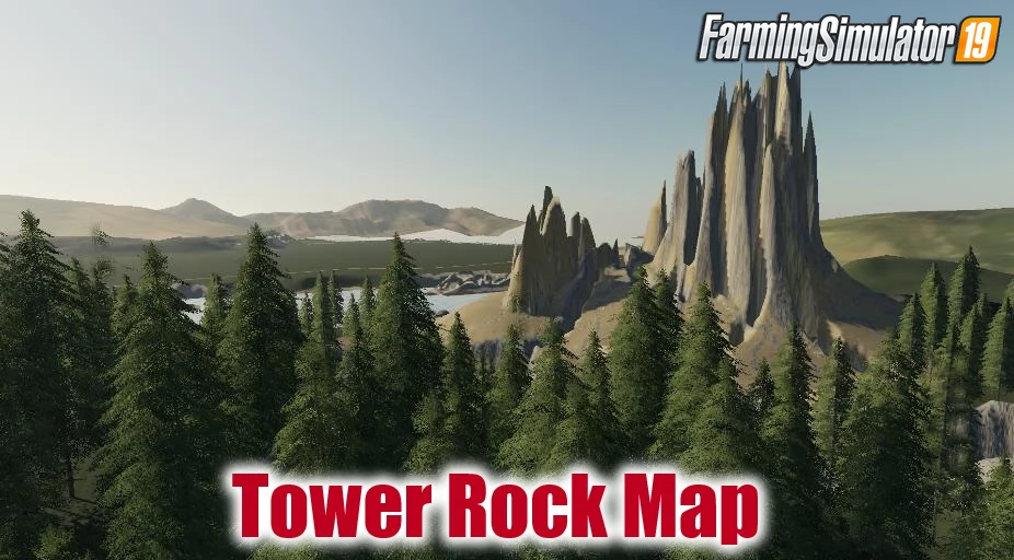 Tower Rock Map v1.0 for FS19