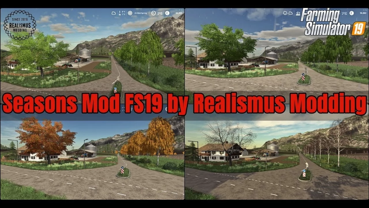 Seasons Mod v1.3.2 by Realismus Modding for FS19