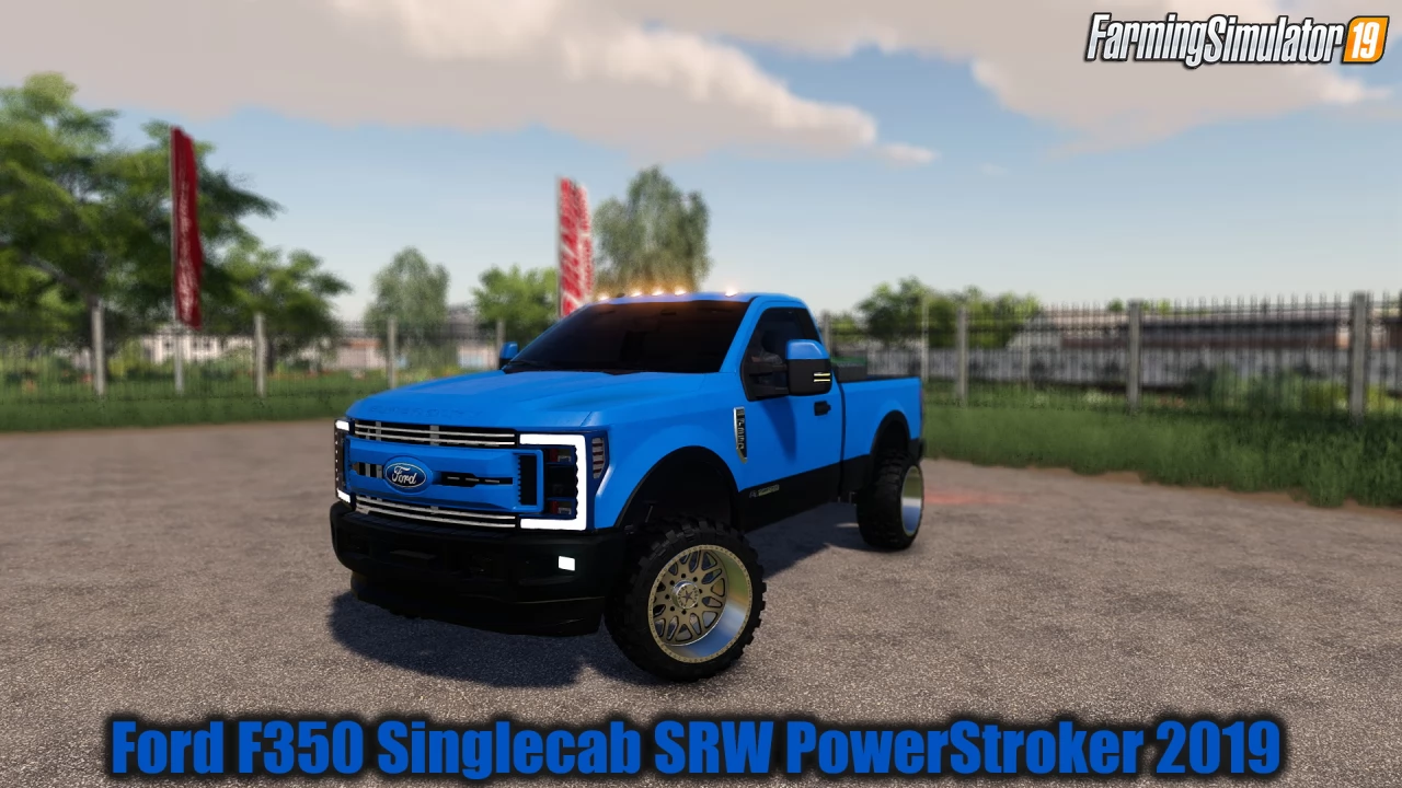 Ford F350 Singlecab SRW PowerStroker 2019 v1.0 for FS19