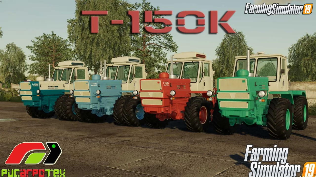 HTZ T-150K Tractor v1.0.0.2 By RusAgroTeh for FS19