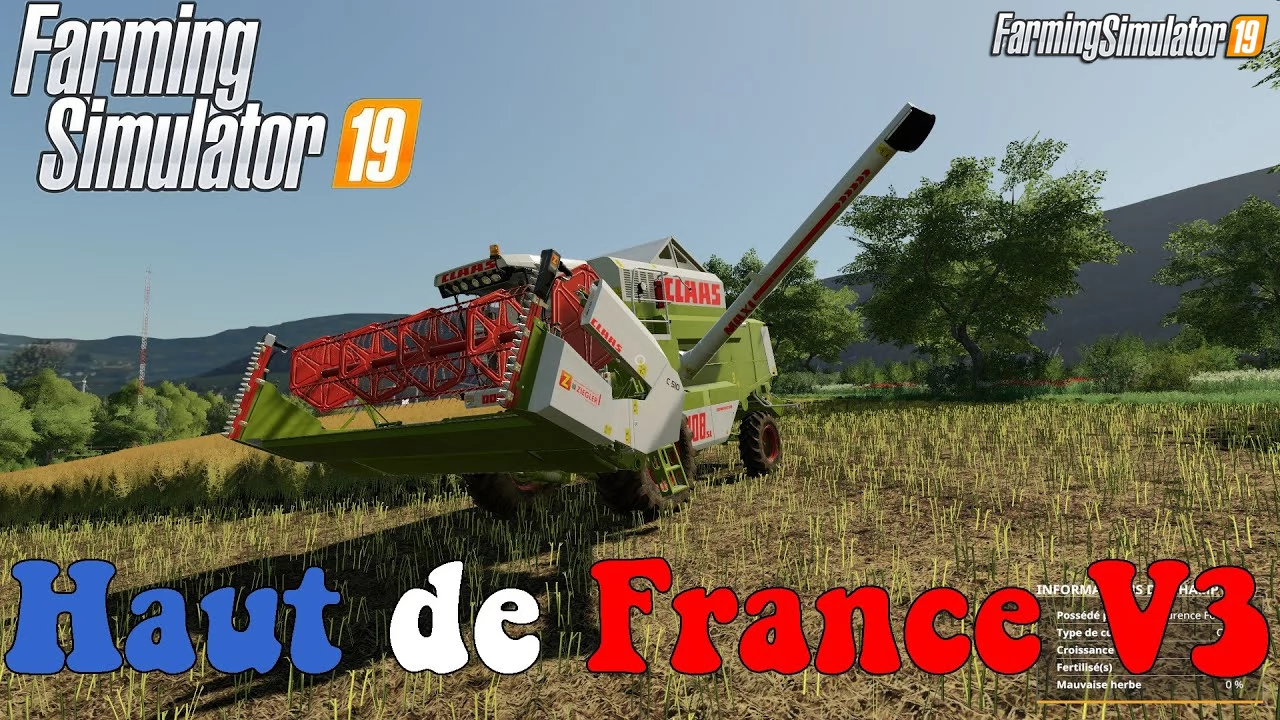 Top De France Map v3.0 for Farming Simulator 19
