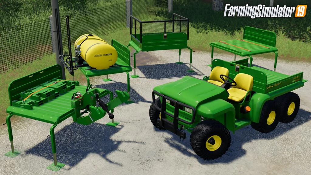 John Deere Gator 6x4 v1.2 for FS19