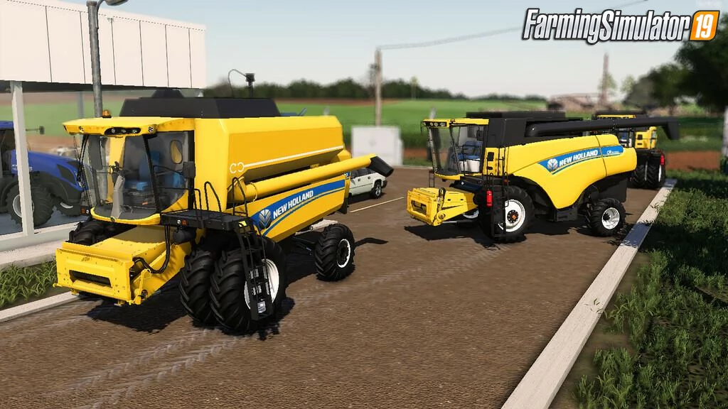 New Holland CR5080 Combine v2.0 for FS19