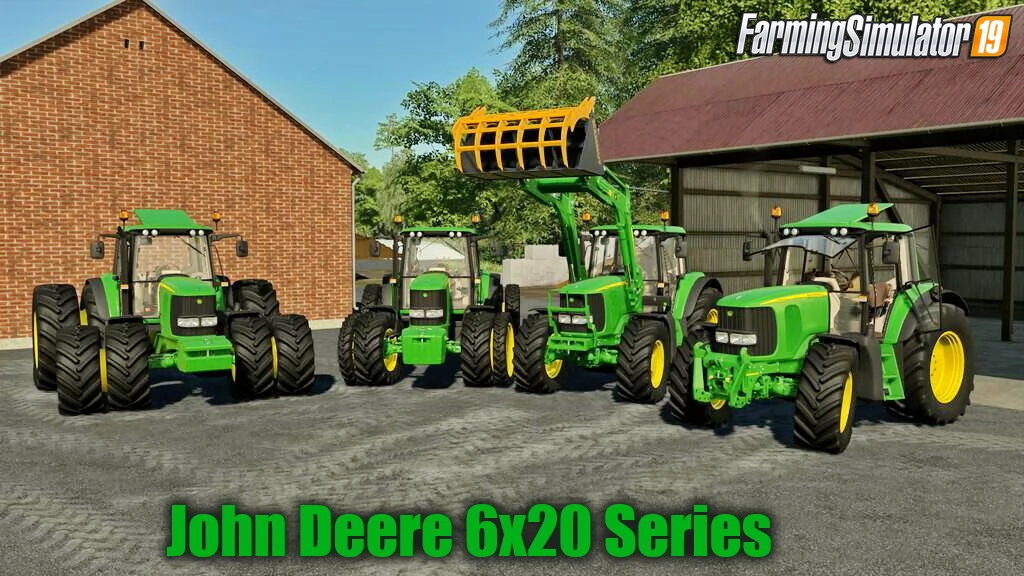 John Deere 6x20 Series Tractor v1.2 for FS19