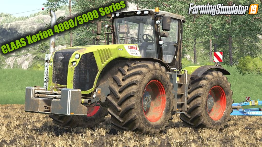 CLAAS Xerion 4000/5000 Series Tractor v1.0 for FS19