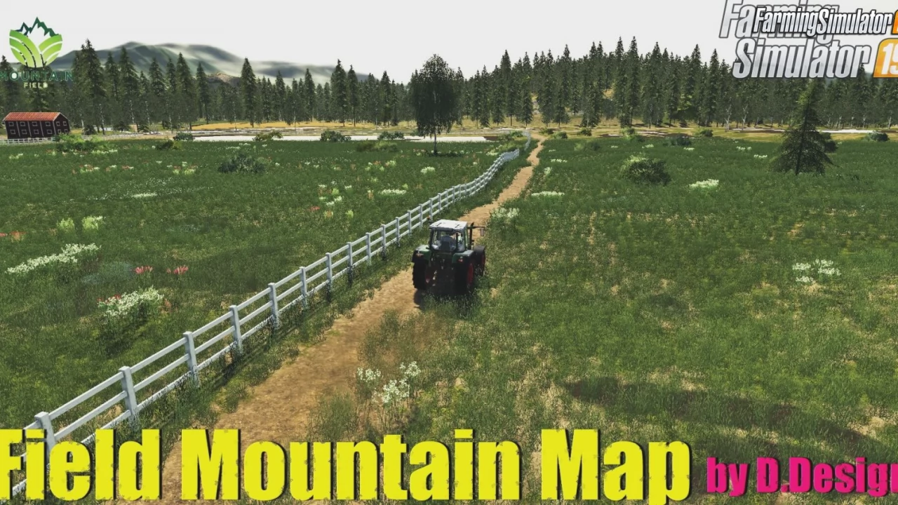 Field Mountain Map v1.1.7.1 by D.Design for FS19