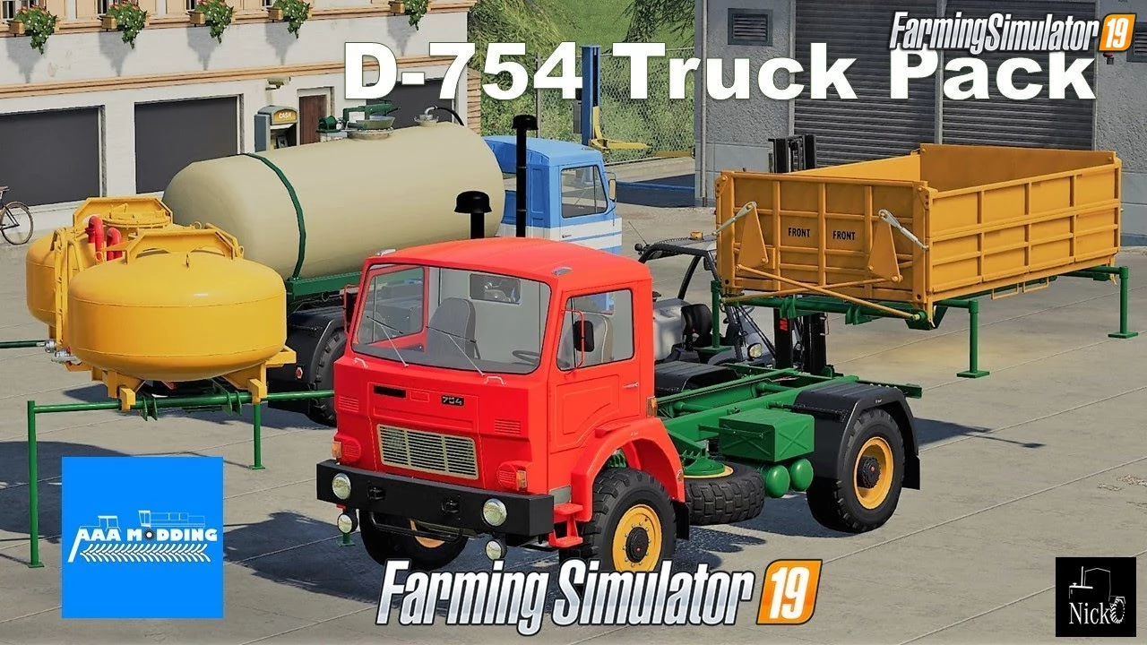 D-754 Truck Pack for FS19