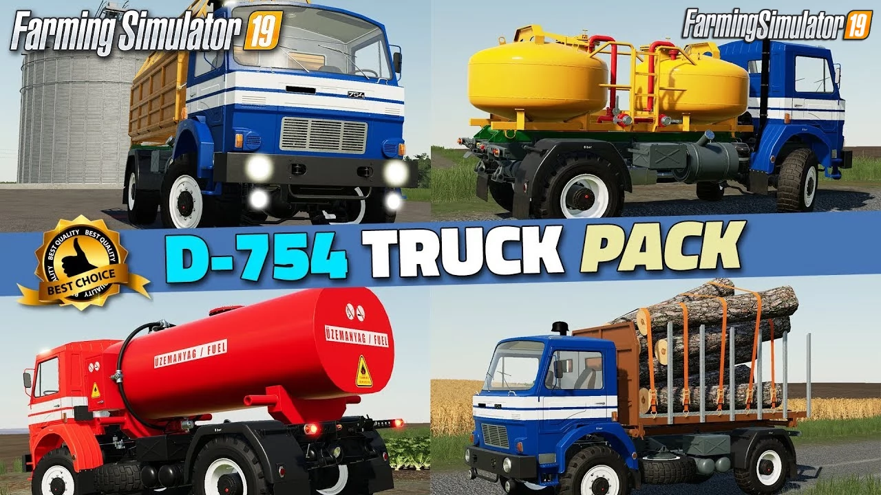 D-754 Truck Pack for FS19