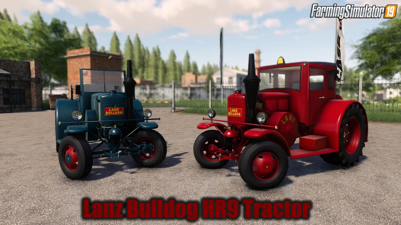 Lanz Bulldog HR9 Tractor v0.9 by ls_oldtimer for FS19