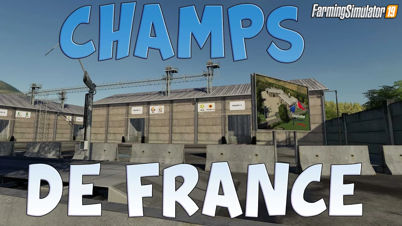 Champs de France Map v4.0 for FS19