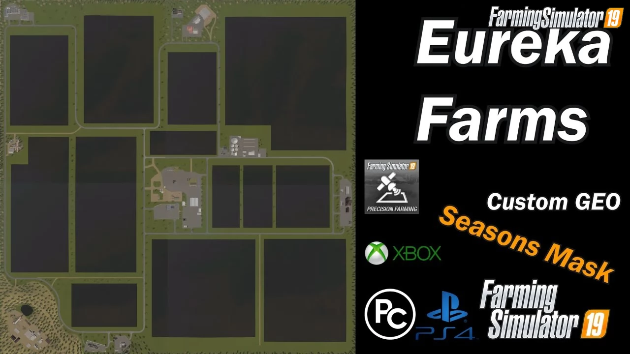 Eureka Farms Map v1.1.1 for FS19