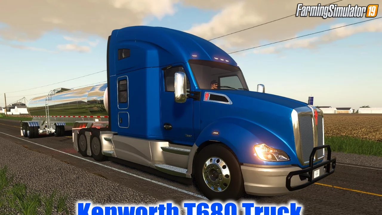 Kenworth T680 Truck v1.0 for FS19