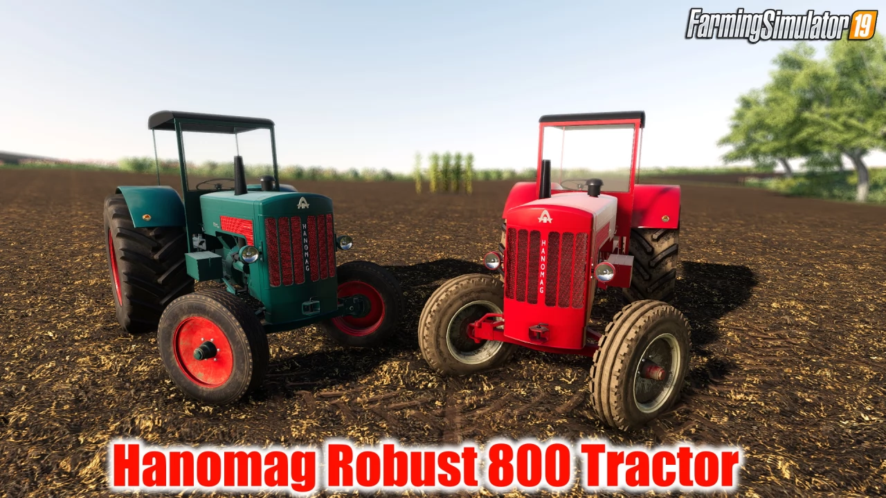 Hanomag Robust 800 Tractor v1.0 by ls_oldtimer for FS19