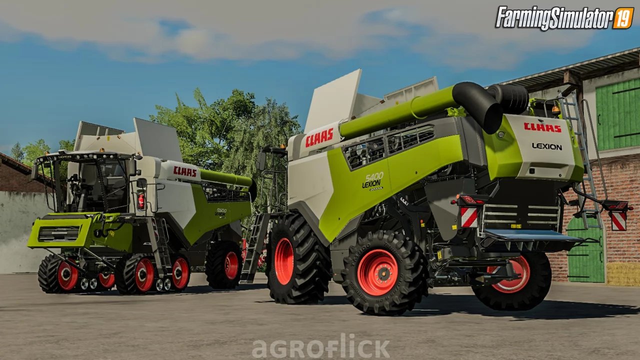 Claas LEXION 5400 & 5500 Pack Combines v1.0 for FS19