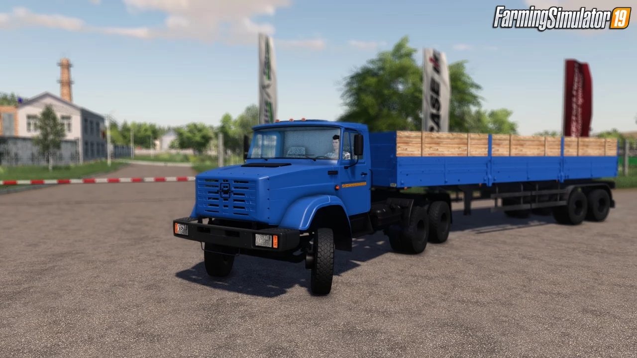 ZIL 13305A + Trailer Nefaz for FS19