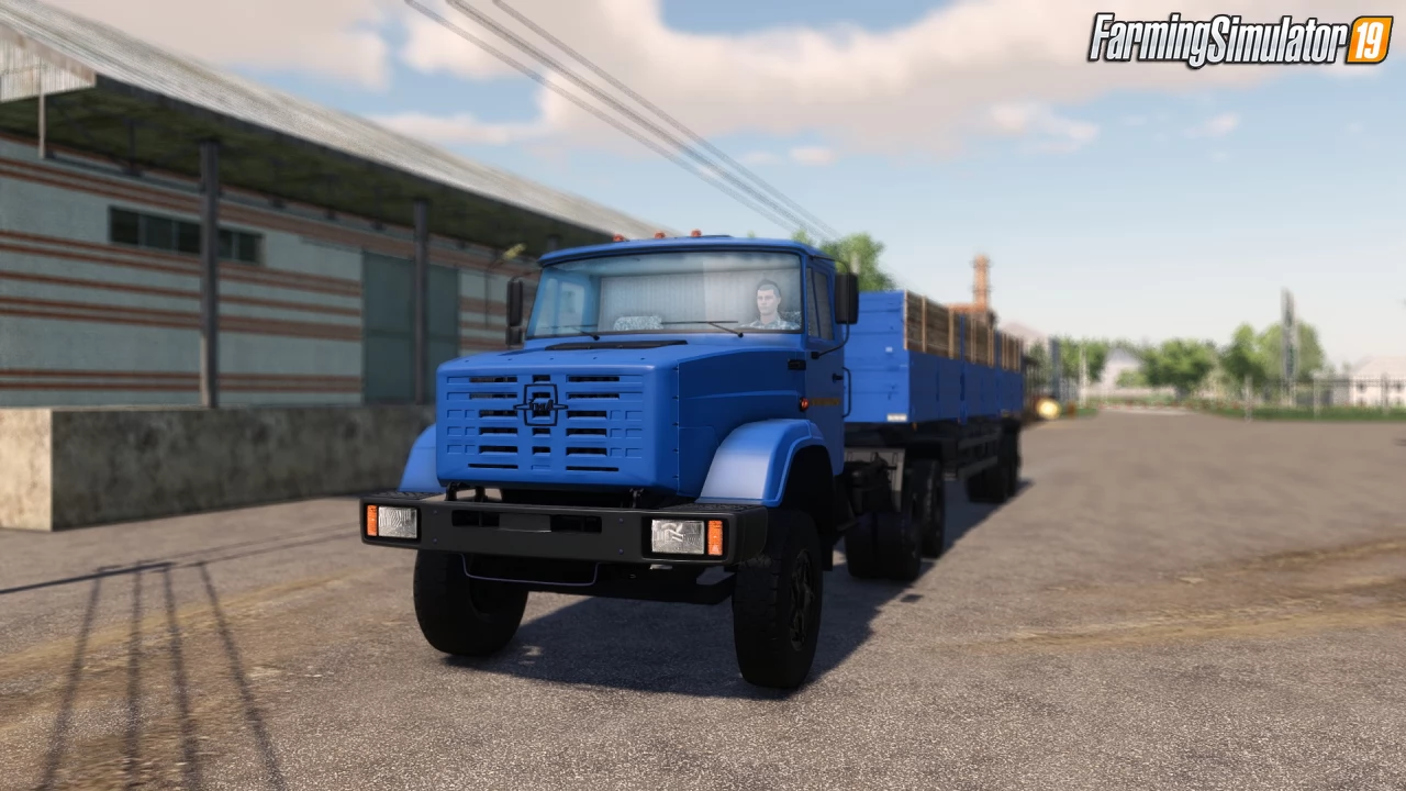 ZIL 13305A + Trailer Nefaz for FS19