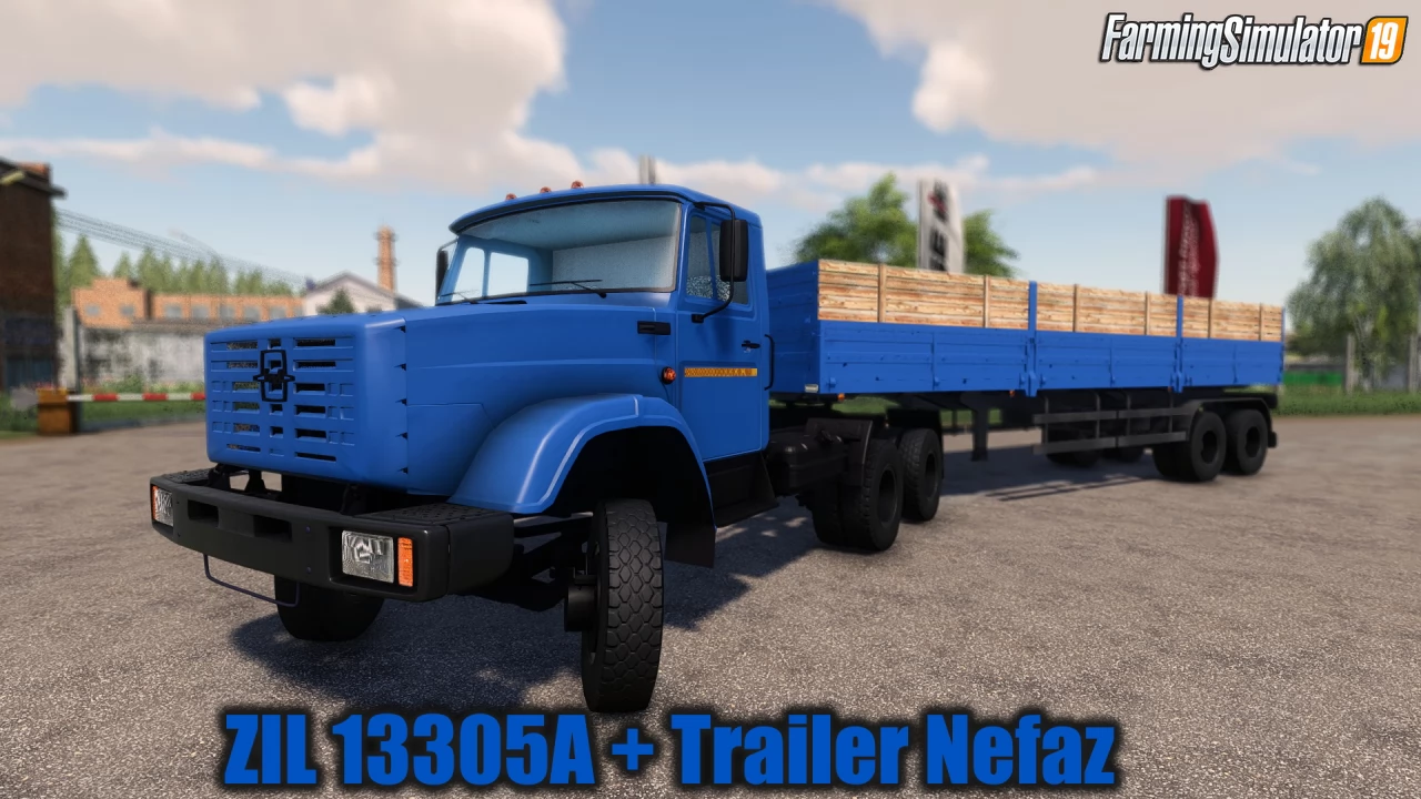 ZIL 13305A + Trailer v1.0 for FS19