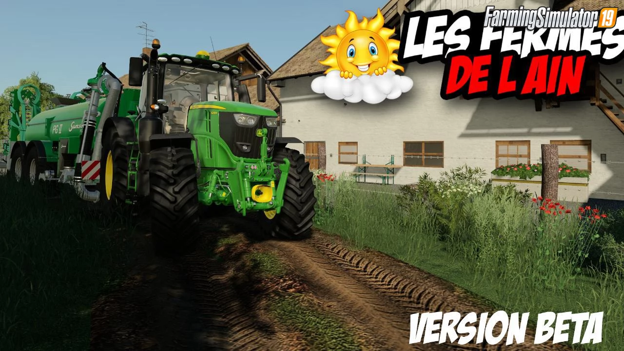 Les Fermes de Lain Map v1.0 for FS19