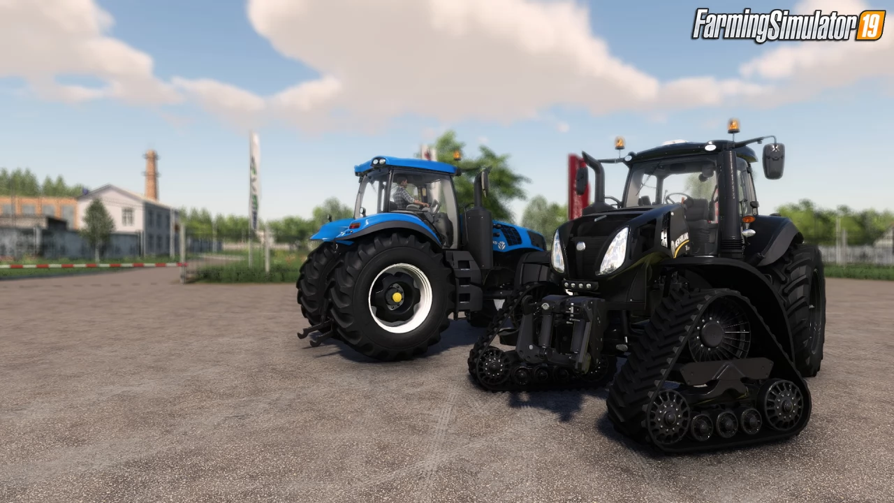 New Holland T8 Tractor v1.1 by claas44 for FS19
