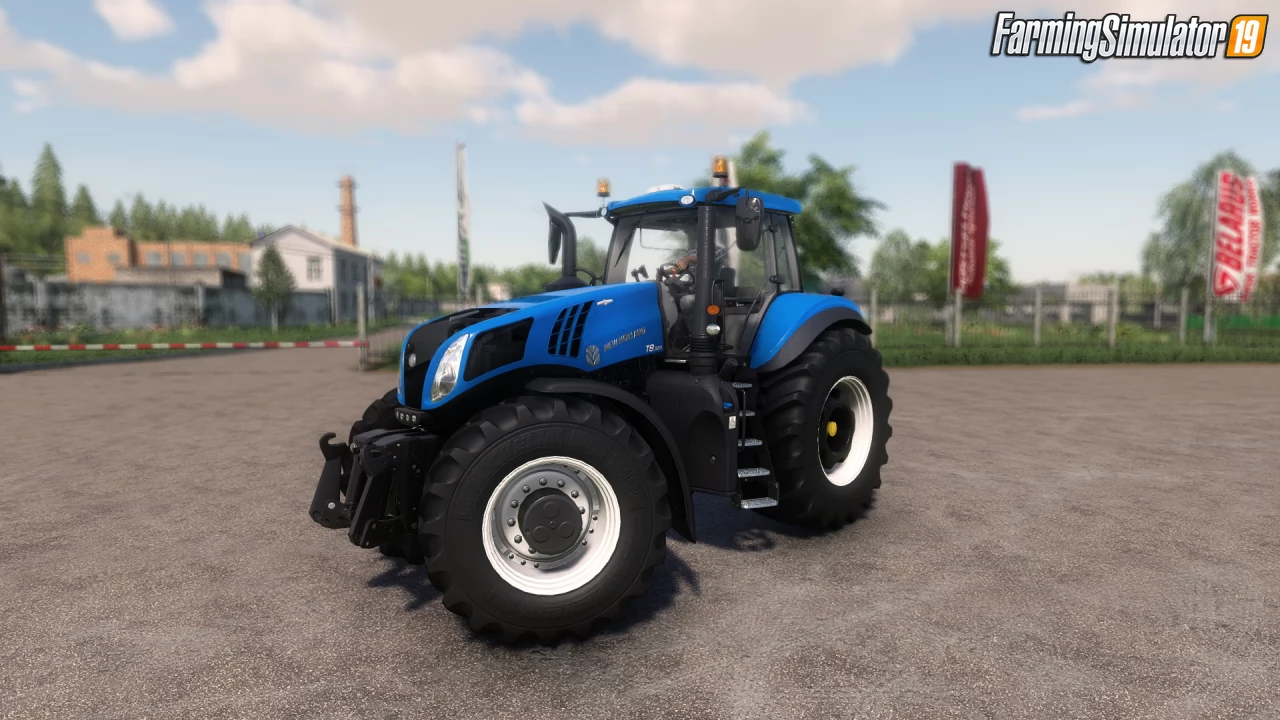 New Holland T8 Tractor v1.1 by claas44 for FS19