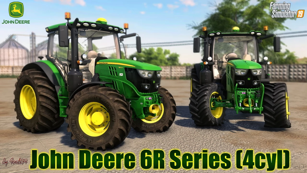 John Deere 6R Series (4cyl) by Fendt94 - Farming Simulator 19