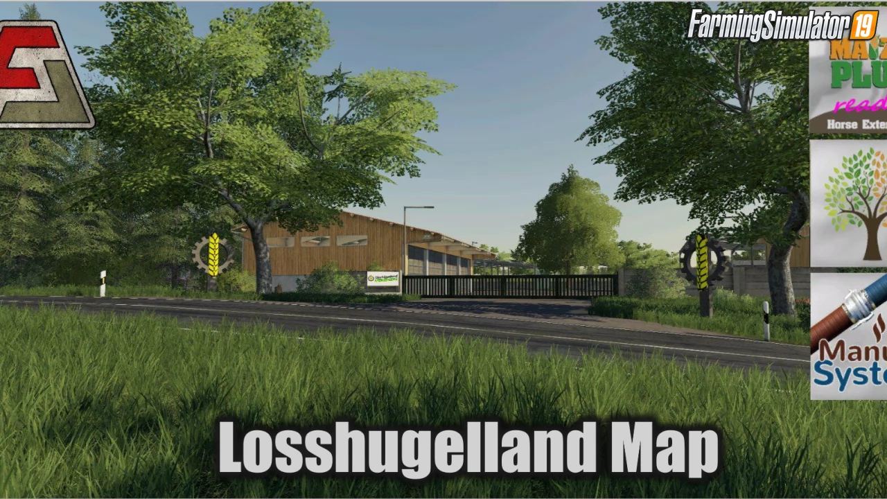 Losshugelland Map v1.0.2 for FS19