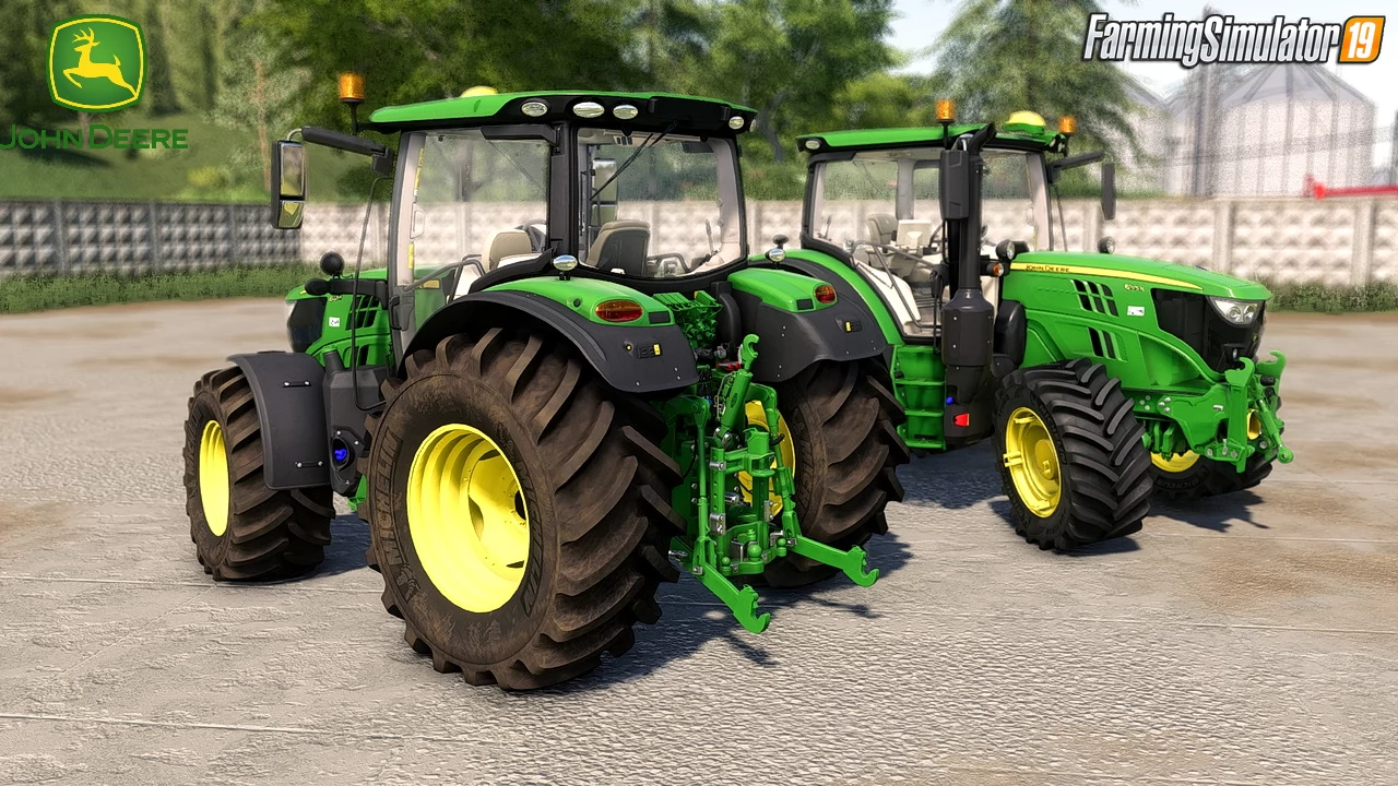 John Deere 6R Series (4cyl) v1.0 by Fendt94 for FS19