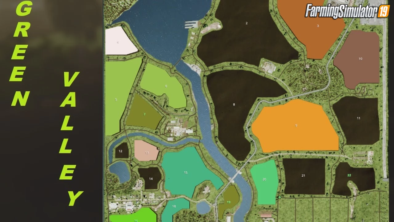 Green Valley Map v1.1.0.1 for FS19