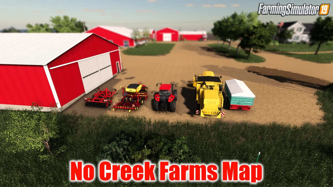 No Creek Farms Map v2.1 for FS19