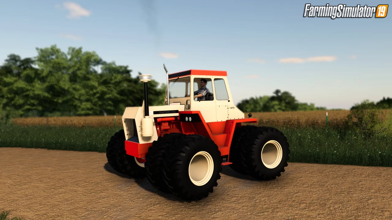 Case 1470 Traction King Tractor v1.0 for FS19