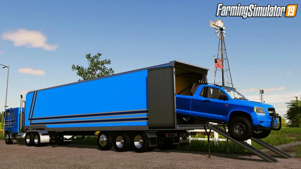 TLX 48ft Enclosed Trailer v1.2 for FS19