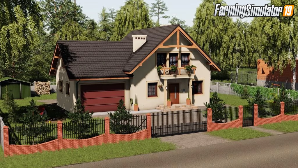 Modern Decorative House v1.0 for FS19