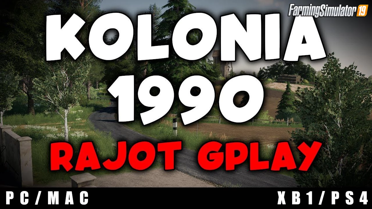 Kolonia 1990 Map v1.2 by RajotGPLAY for FS19