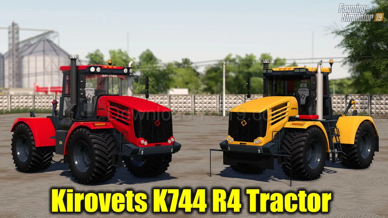 Kirovets K744 R4 Tractor v3.0 -  Farming Simulator 19