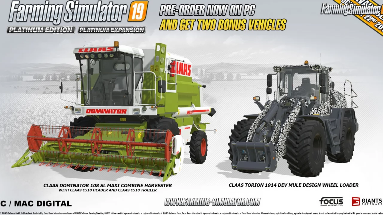 Farming Simulator 19 - Platinum Expansion DLC