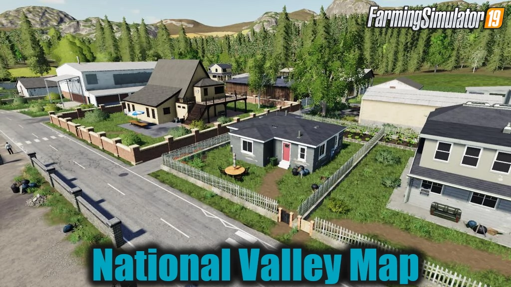 National Valley Map v2.0 for FS19