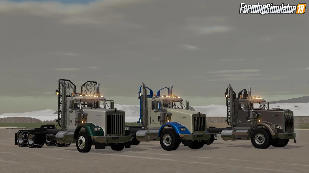 Kenworth T800 Tandem Truck v2.0 for FS19