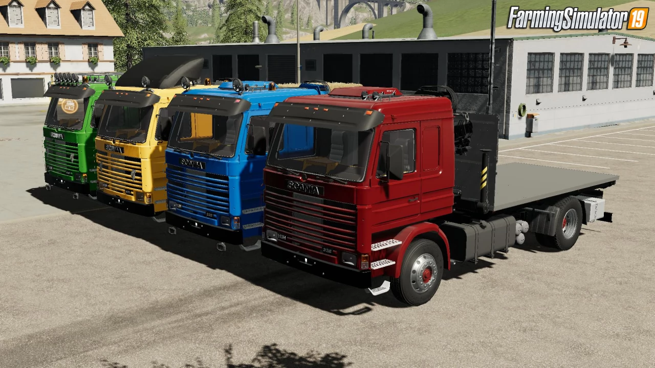 Scania 113H SideDoors + Crane v1.0.1 for FS19