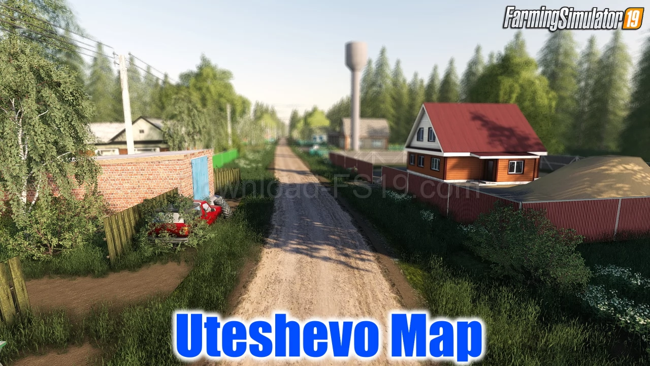 Uteshevo Map v1.0 for FS19