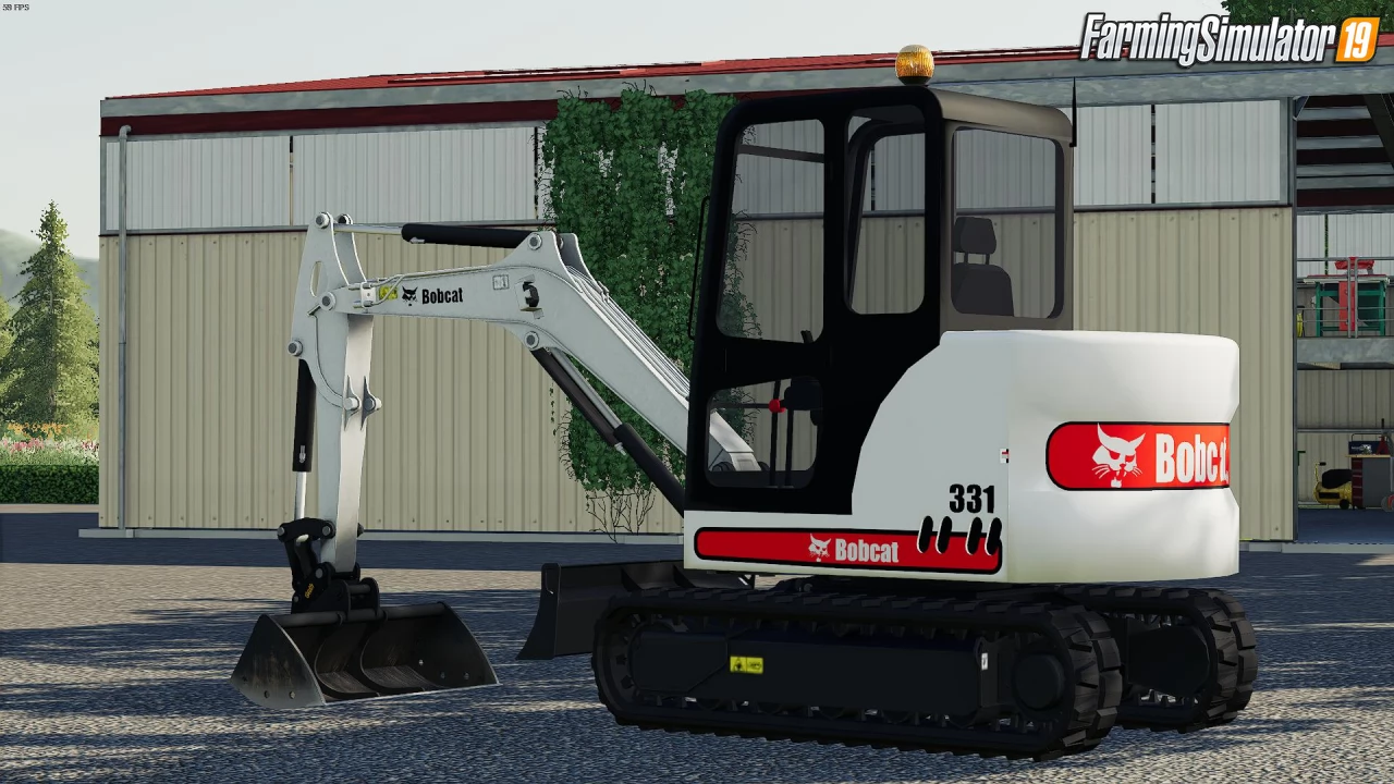 Bobcat 331 Mini Excavator for FS19