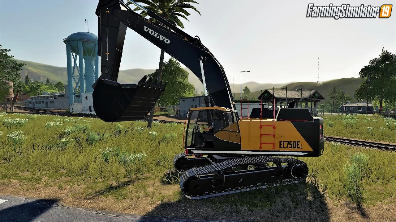 Volvo EC-750EL Mining Excavator v1.1 for FS19