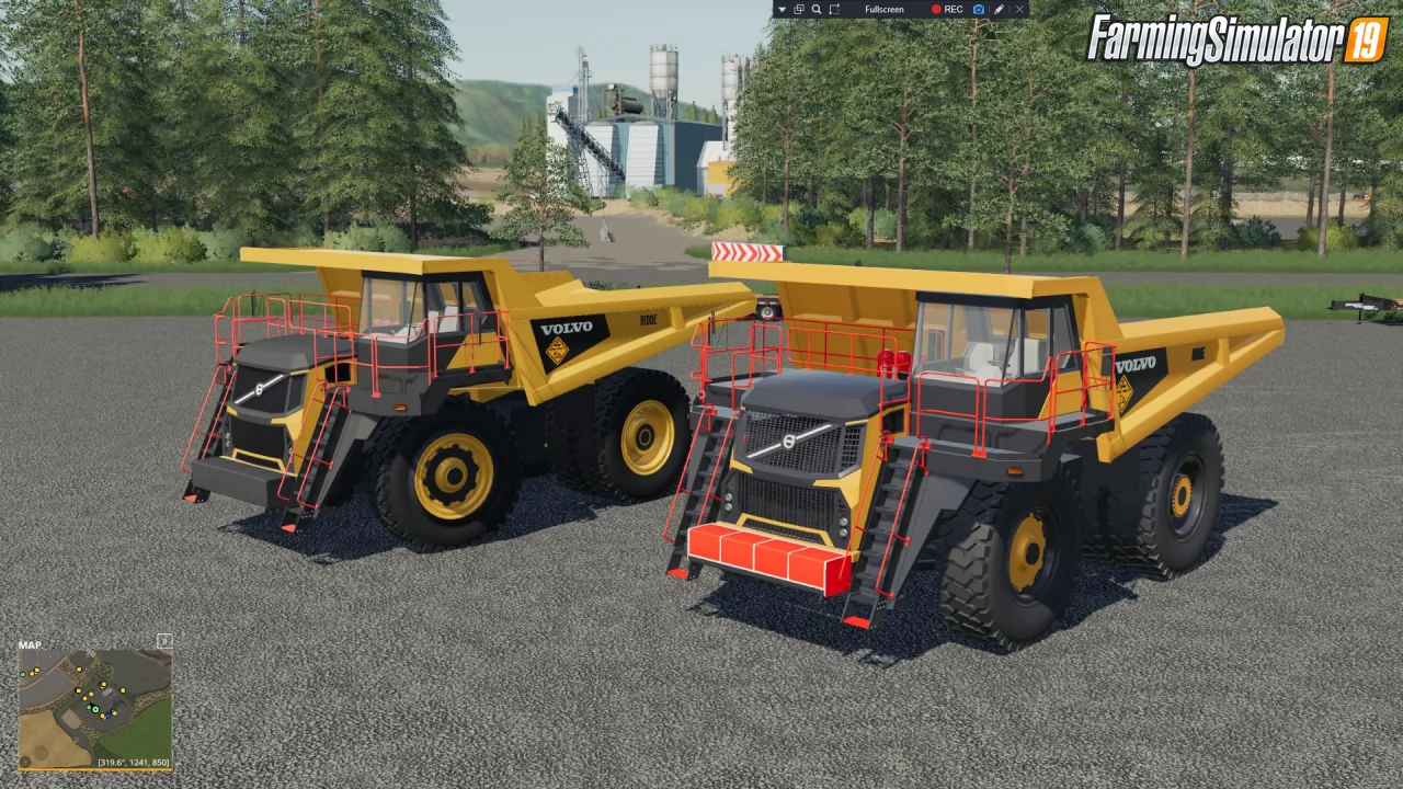 Volvo R100E Mining Truck for FS19